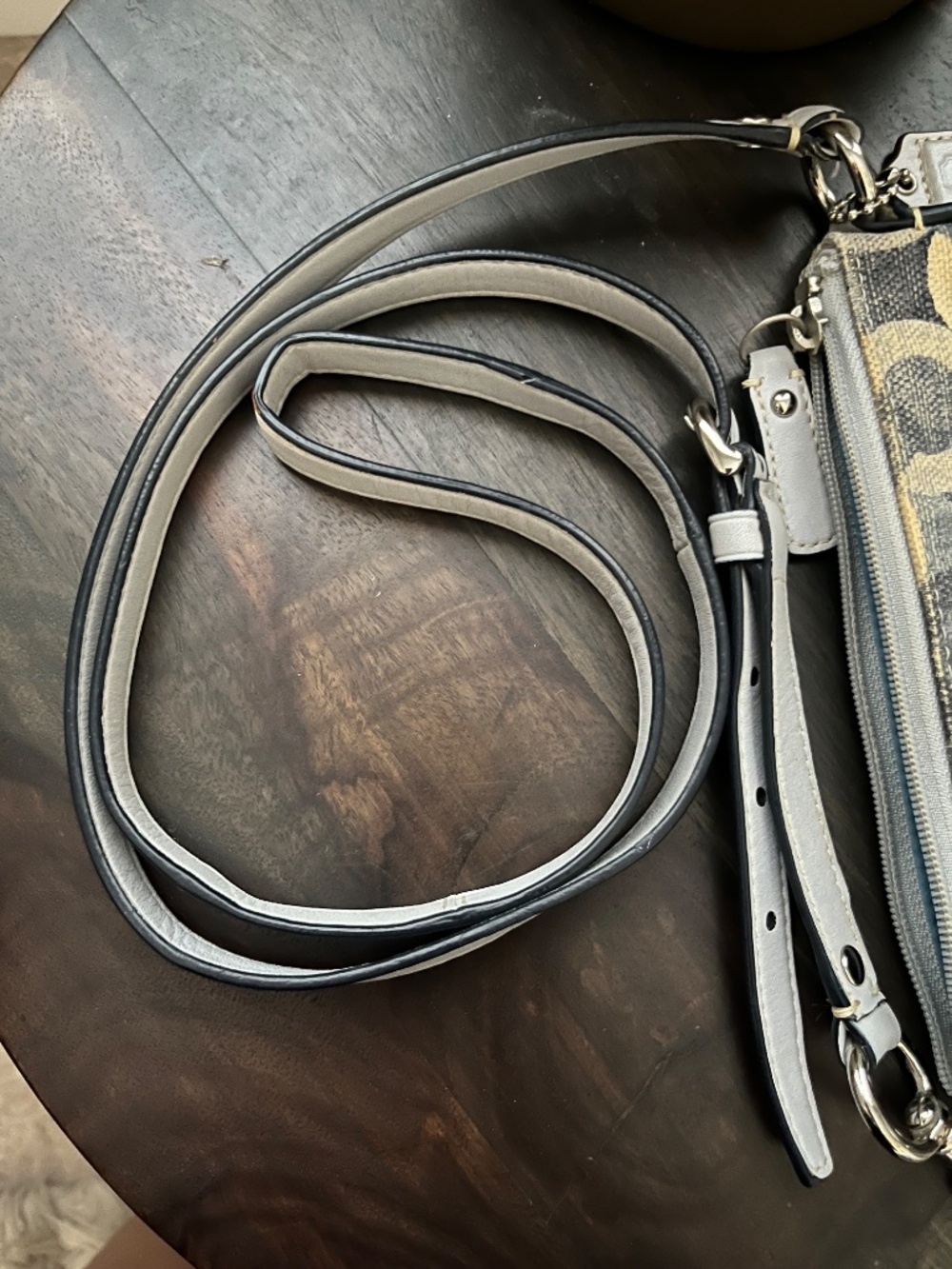 Coach Kristin Op Art Signature Sequin Swingpack Crossbody Bag - Picture 3 of 15